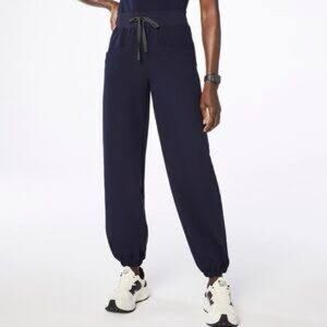 Figs navy Rio balloon scrub pant women’s small Euc